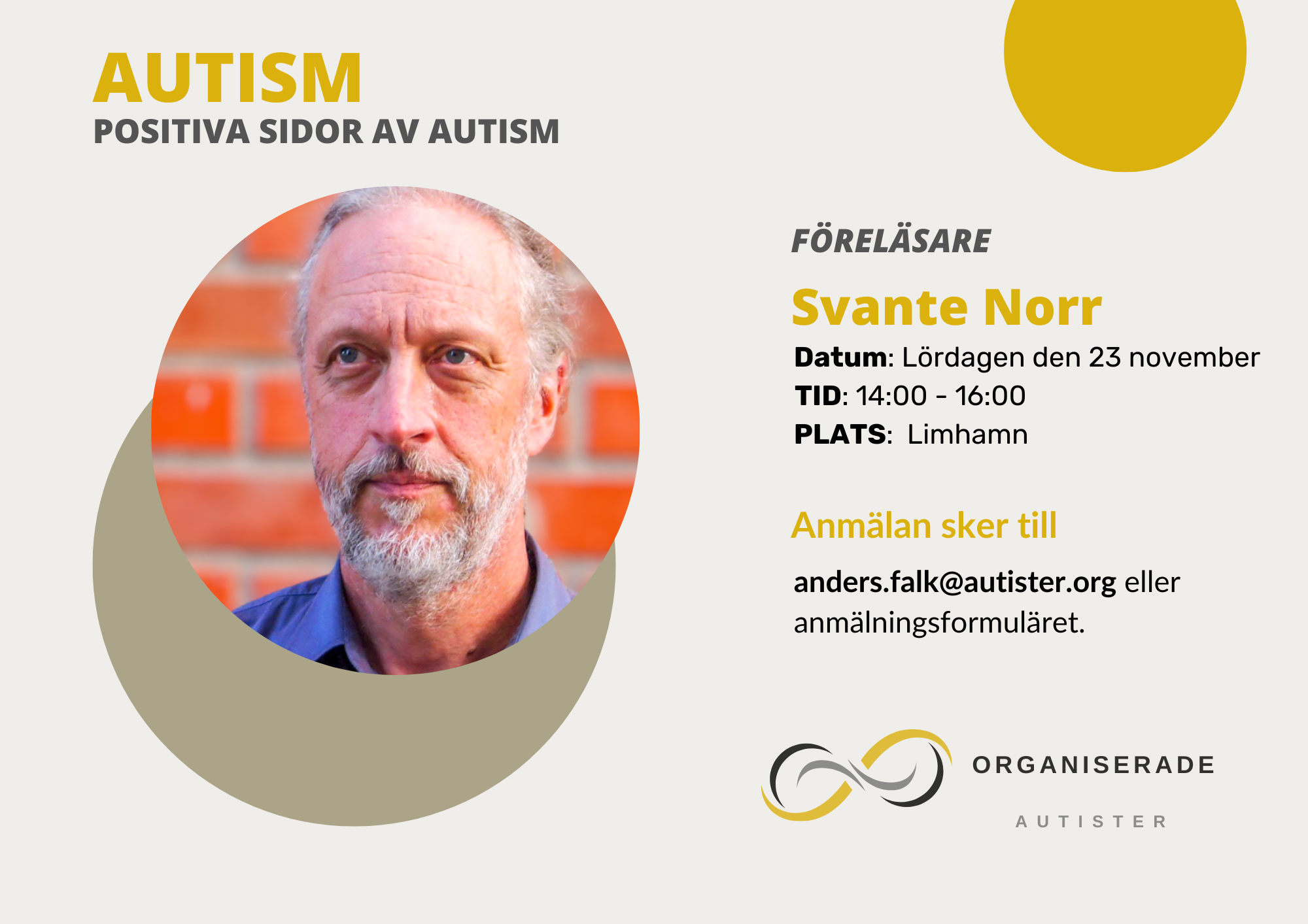 Svante Norr - Positiva sidor av autism
